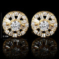 Men's French Shirt Cufflinks Women's Shirt Light Luxury Zircon Cufflinks Red stone Cufflinks