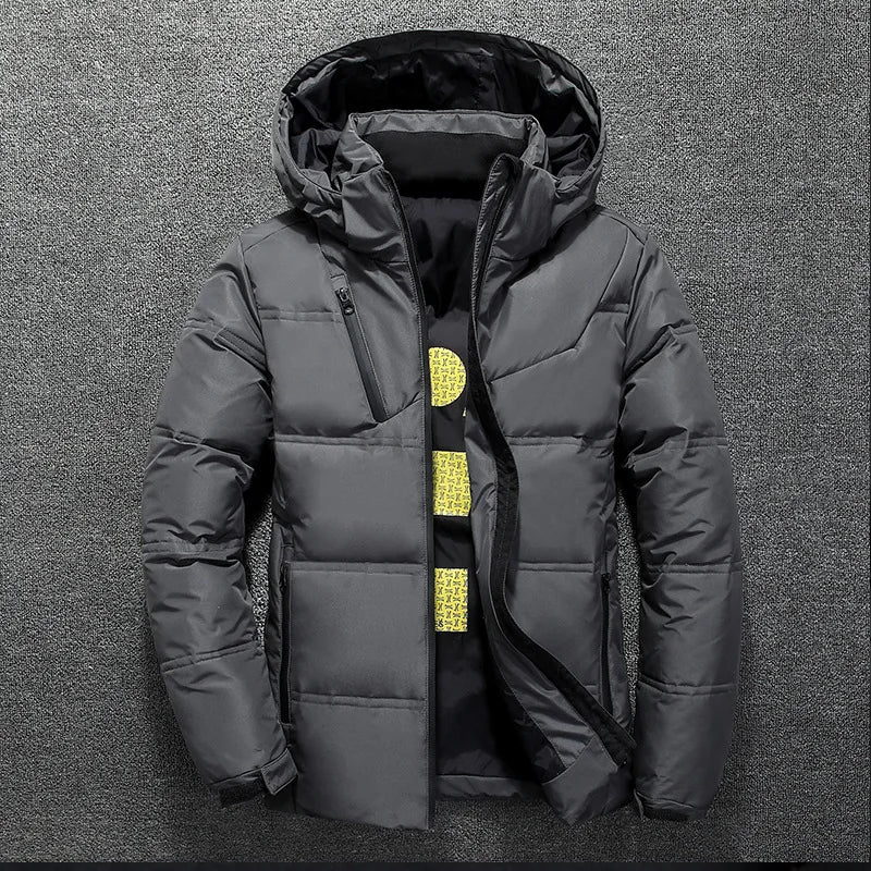 New Whitwn Coats Thick Duck Parka Mens Down Jackets Winter Outdoor Coat