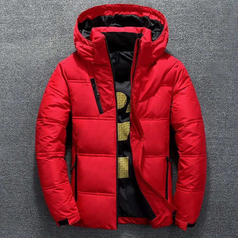New Whitwn Coats Thick Duck Parka Mens Down Jackets Winter Outdoor Coat