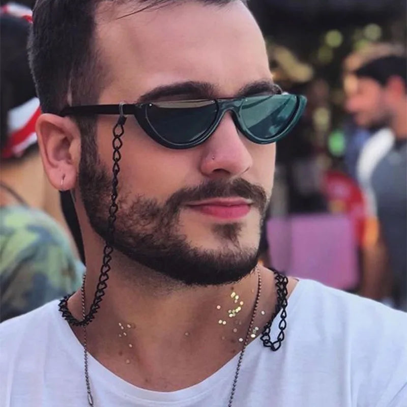 Fashion black Metal Glasses Chain Men Chain For Glasses Lanyard Hold Straps Women  Sunglasses Accessories