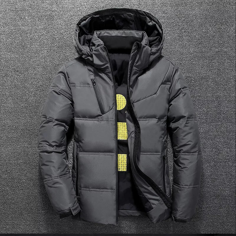 New Whitwn Coats Thick Duck Parka Mens Down Jackets Winter Outdoor Coat