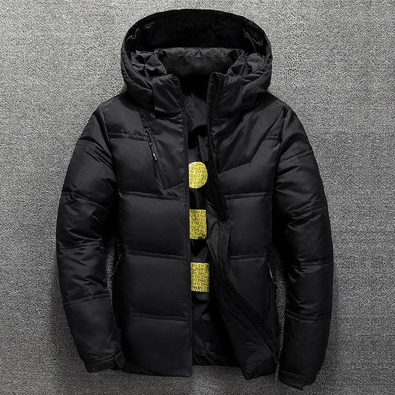 New Whitwn Coats Thick Duck Parka Mens Down Jackets Winter Outdoor Coat
