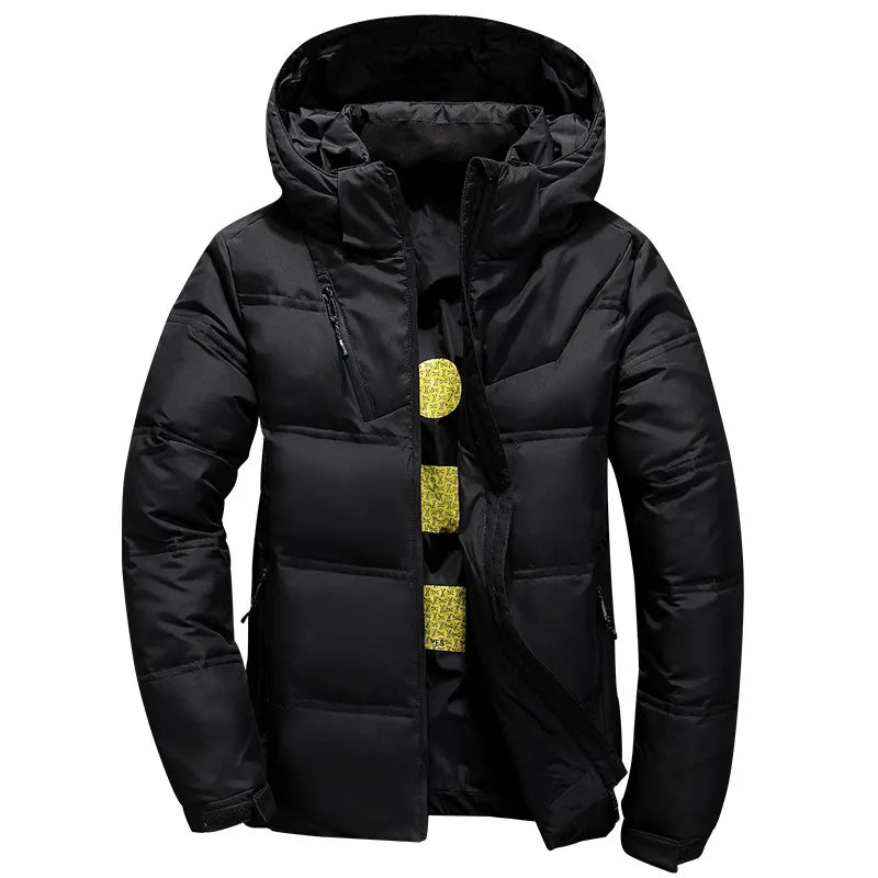 New Whitwn Coats Thick Duck Parka Mens Down Jackets Winter Outdoor Coat