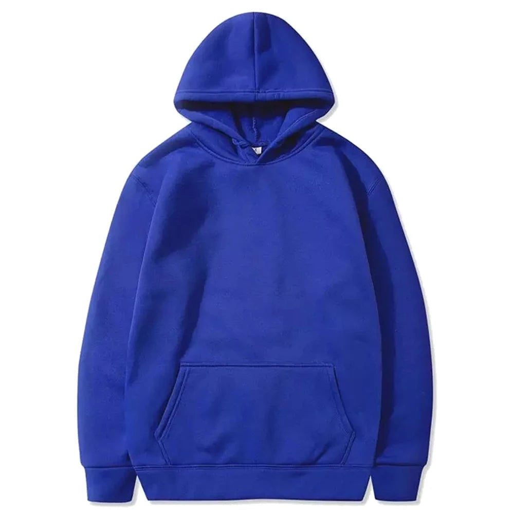 Men's Hoodies Pullover Spring Autumn Casual Hoodie Sweatshirts Solid Color Hoodies Oversize Black Sweatshirt Male Top