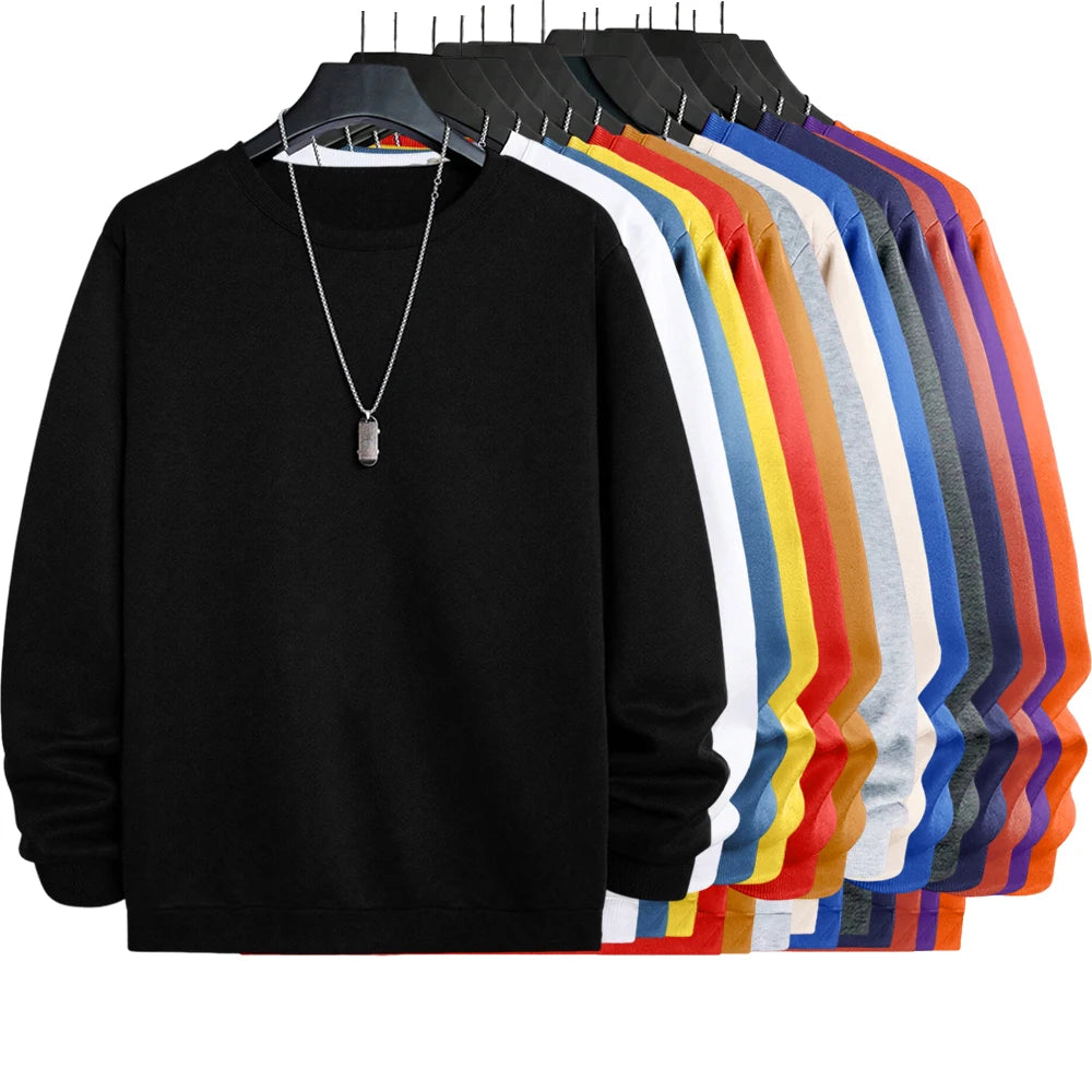 mn Winter Men Women Plush and Thick Versatile Top Sweatshirts Couple Pullover