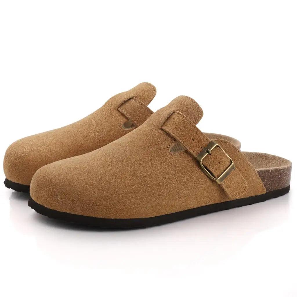 en Clogs Cork Insole Sandals With Arch Support Outdoor Beach Slides Home Shoes