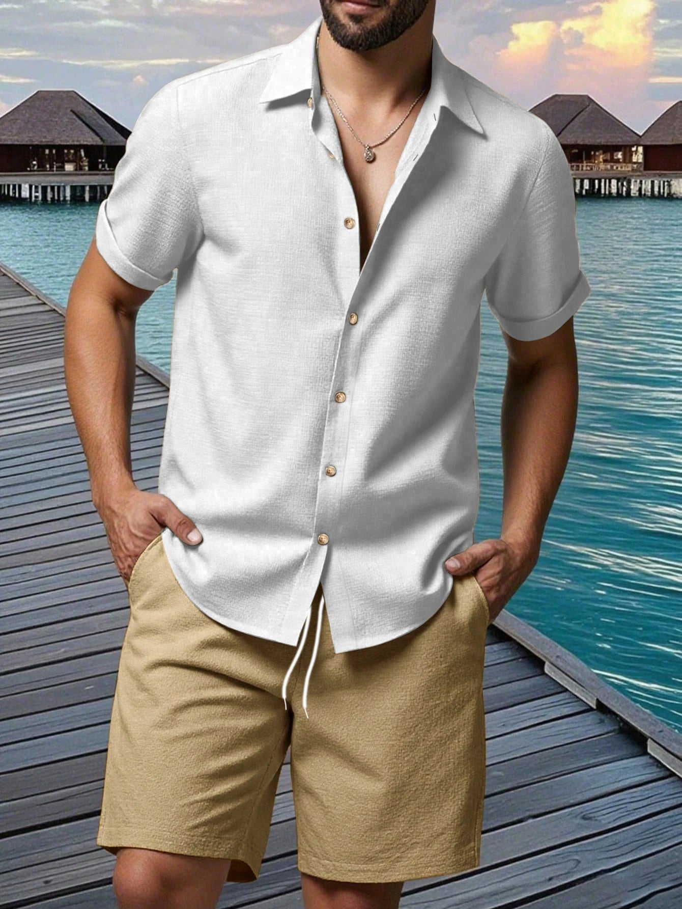 Men's Casual Suit: Soft, comfortable, and stylishly solid-colored. Featuring Italian-inspired design for a premium look and feel