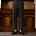 Casual Pants Men's Solid Color Linen Straight-Leg Trouser for Man Trousers Business Lightweight Work Tailoring Classic Clothing