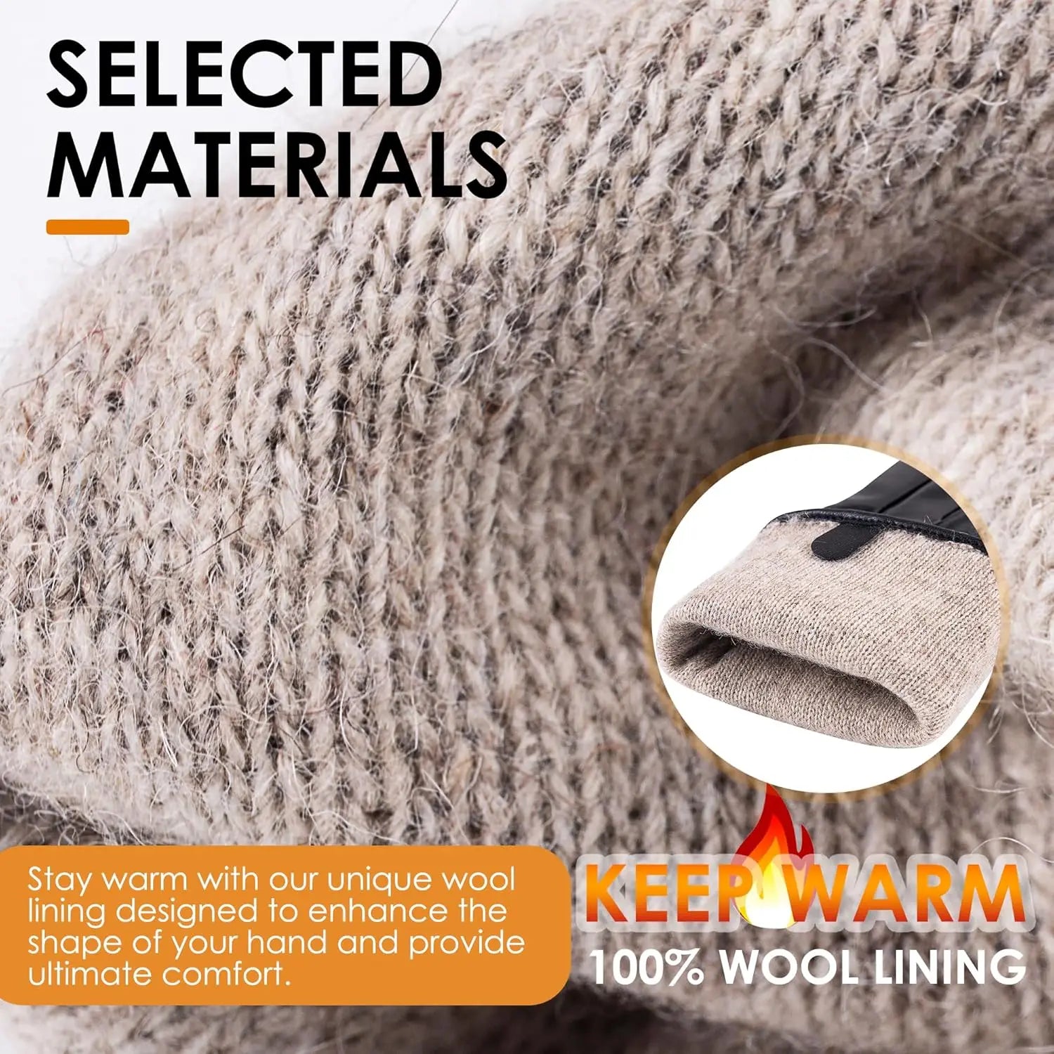 Women's Winter Leather Gloves Touchscreen  Warm Driving Lambskin Gloves Cold Weather Fashion
