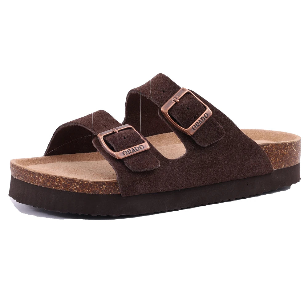 en Clogs Cork Insole Sandals With Arch Support Outdoor Beach Slides Home Shoes