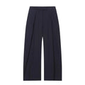 Women's Long Pants 2025 Autumn New Arrivals Military Green Pleated Loose Wide-Leg Pants Casual Fashion Stylish and Versatile