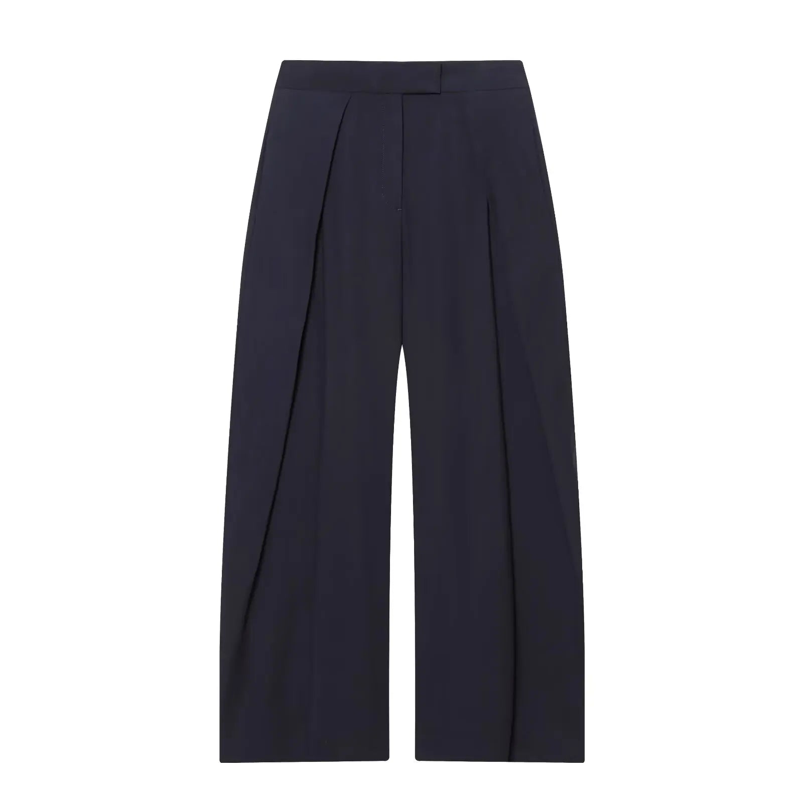 Women's Long Pants 2025 Autumn New Arrivals Military Green Pleated Loose Wide-Leg Pants Casual Fashion Stylish and Versatile