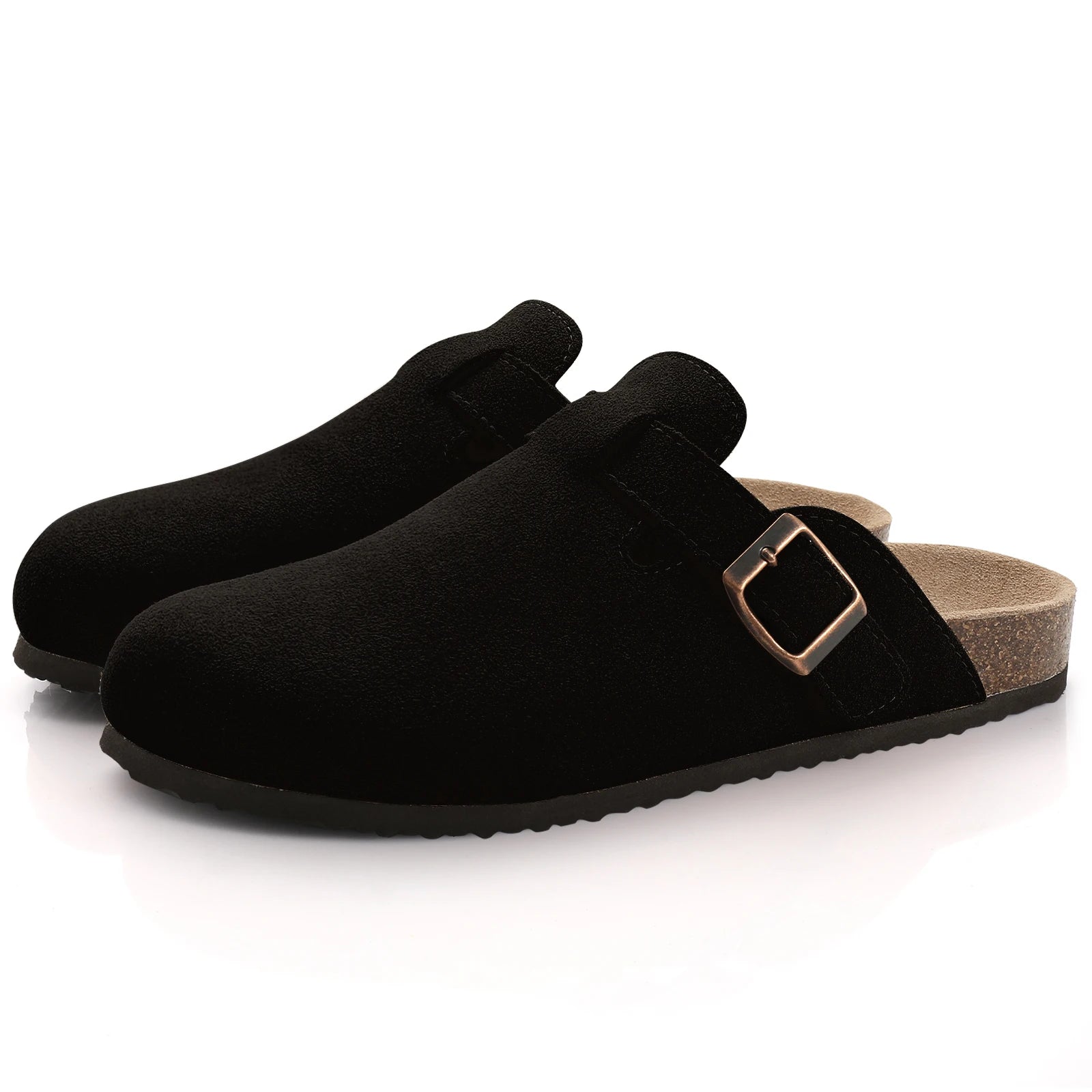 en Clogs Cork Insole Sandals With Arch Support Outdoor Beach Slides Home Shoes
