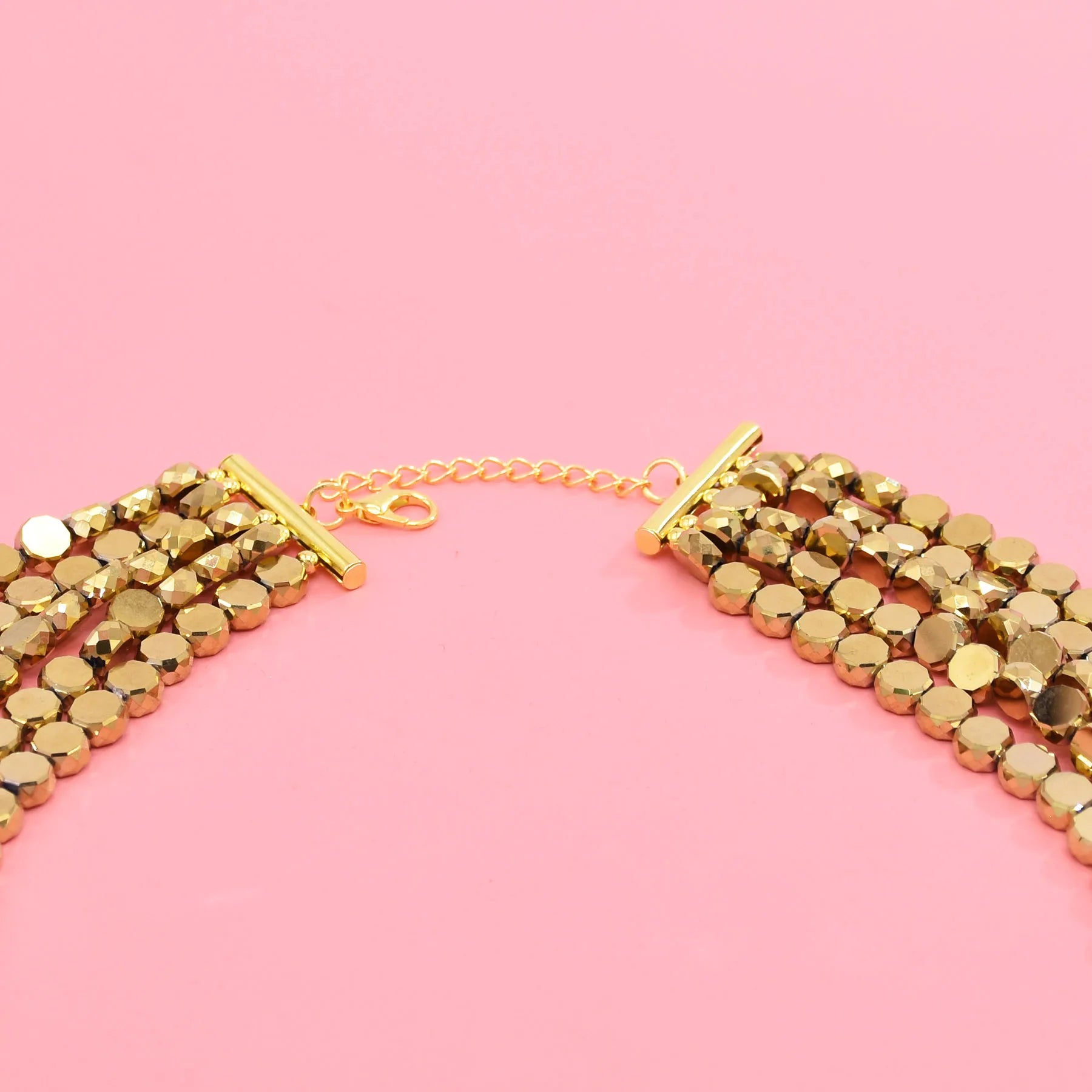 European trend fashion Gold Plated multi-layer chain necklace women accessories