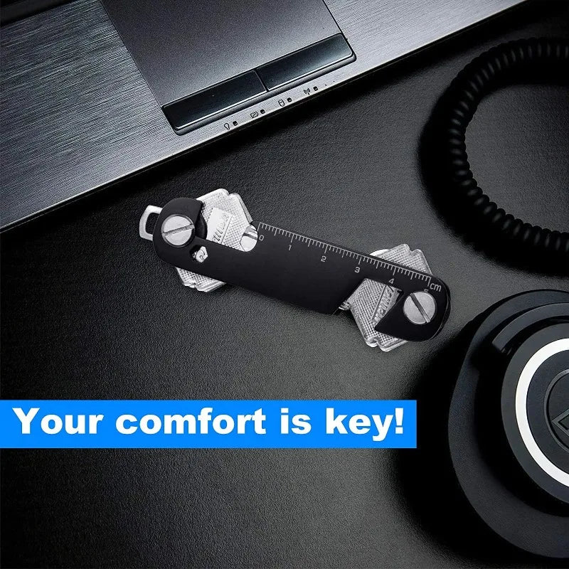 Men Fashion Keychain Holder for Car Keys Wallet Smart Key Organizers Multi-function Portable Car Key Holder Key Bag