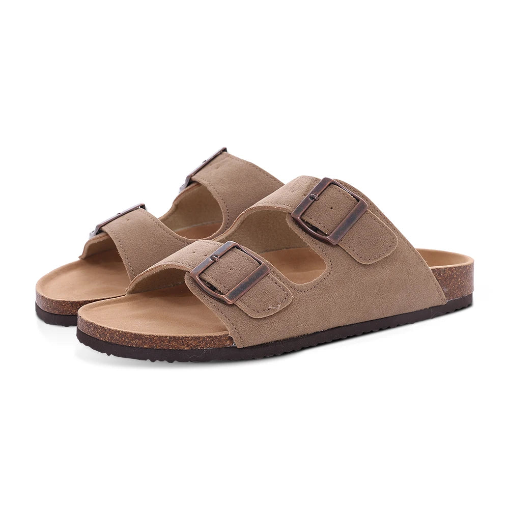en Clogs Cork Insole Sandals With Arch Support Outdoor Beach Slides Home Shoes