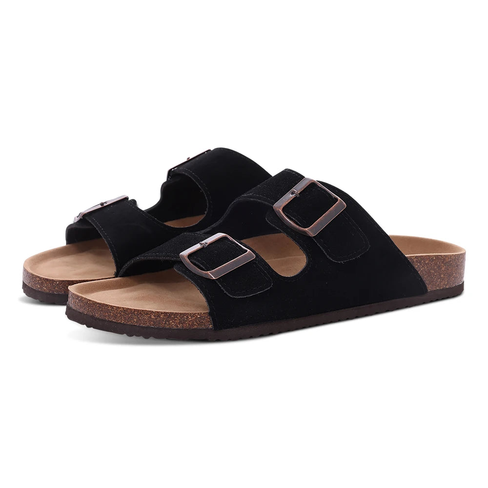 en Clogs Cork Insole Sandals With Arch Support Outdoor Beach Slides Home Shoes
