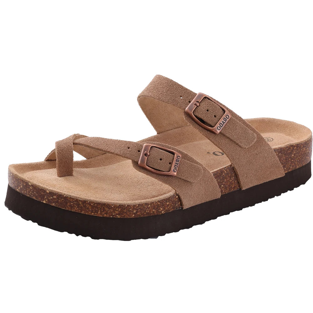 en Clogs Cork Insole Sandals With Arch Support Outdoor Beach Slides Home Shoes