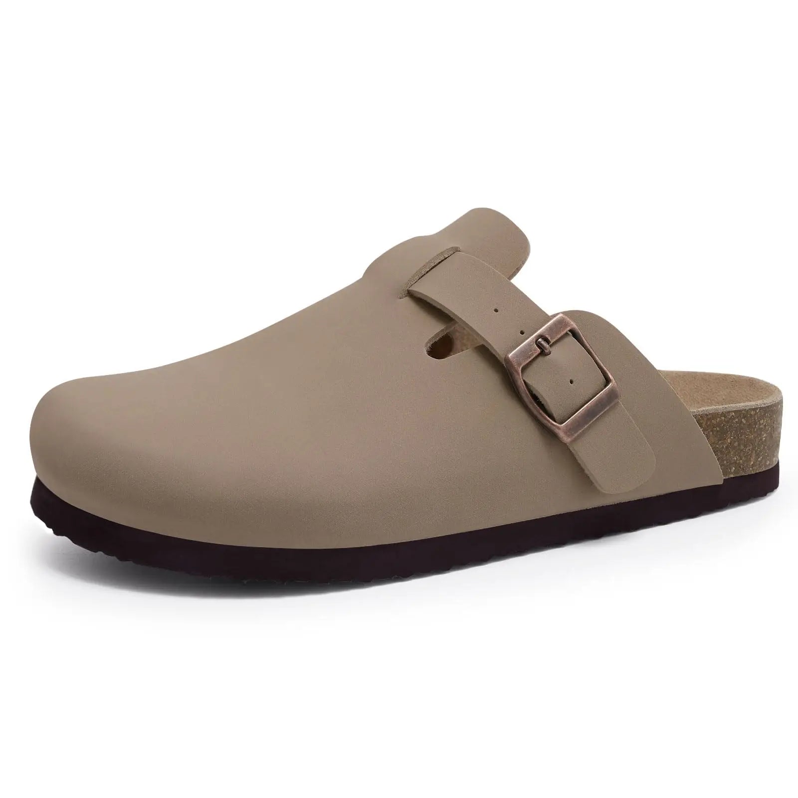 en Clogs Cork Insole Sandals With Arch Support Outdoor Beach Slides Home Shoes