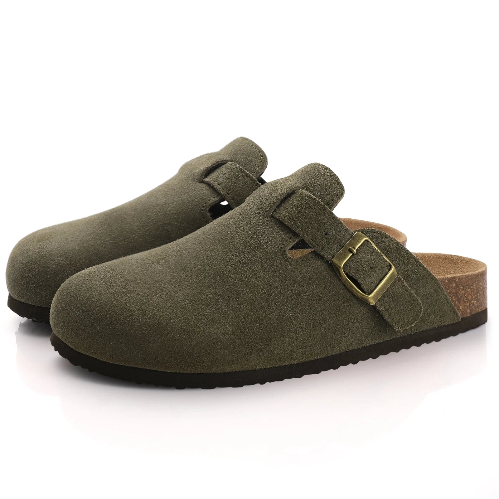 en Clogs Cork Insole Sandals With Arch Support Outdoor Beach Slides Home Shoes