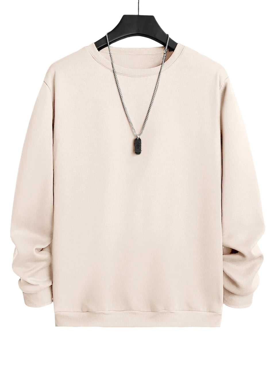mn Winter Men Women Plush and Thick Versatile Top Sweatshirts Couple Pullover