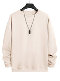 mn Winter Men Women Plush and Thick Versatile Top Sweatshirts Couple Pullover