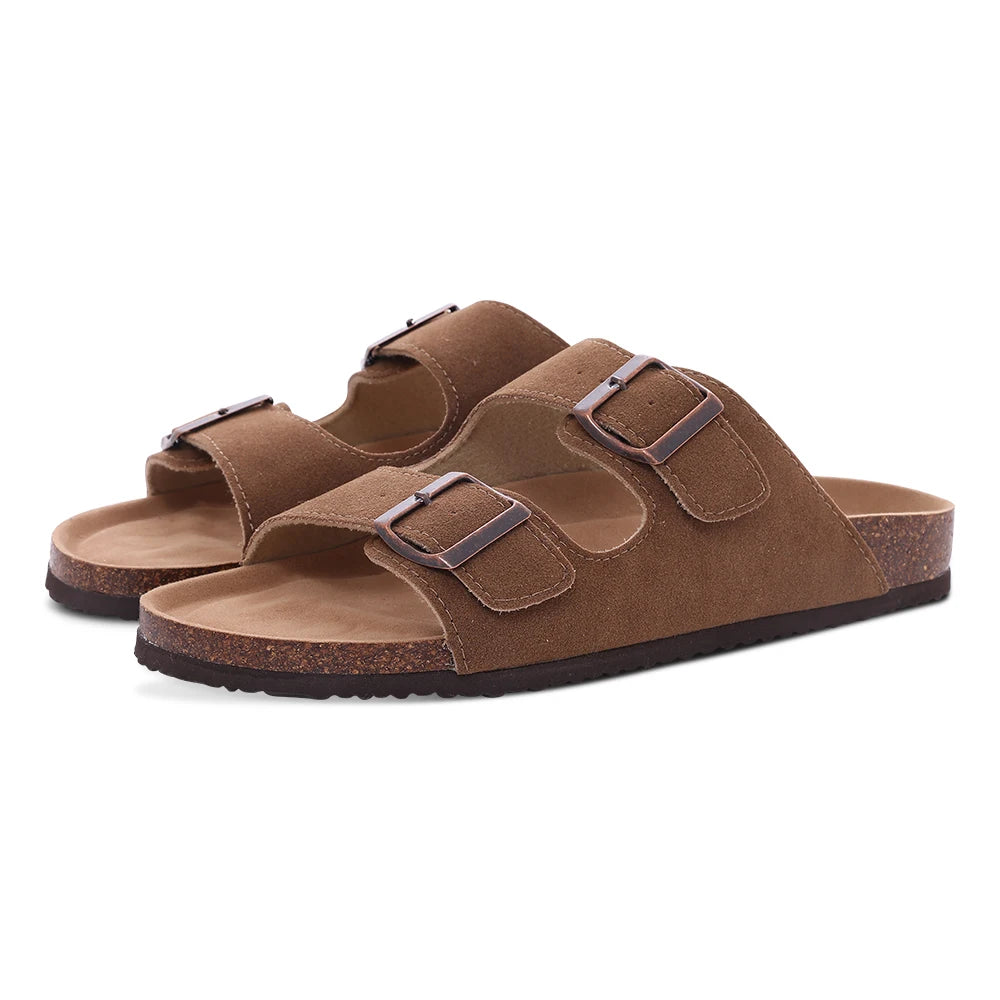 en Clogs Cork Insole Sandals With Arch Support Outdoor Beach Slides Home Shoes