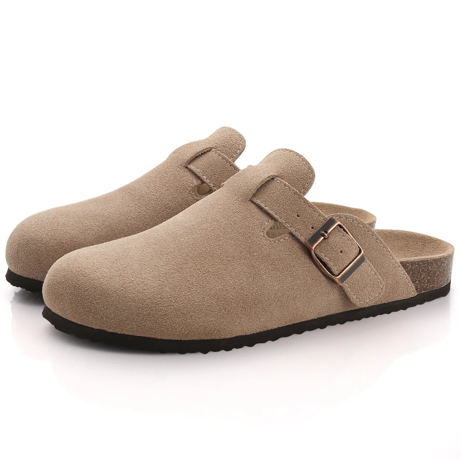 en Clogs Cork Insole Sandals With Arch Support Outdoor Beach Slides Home Shoes