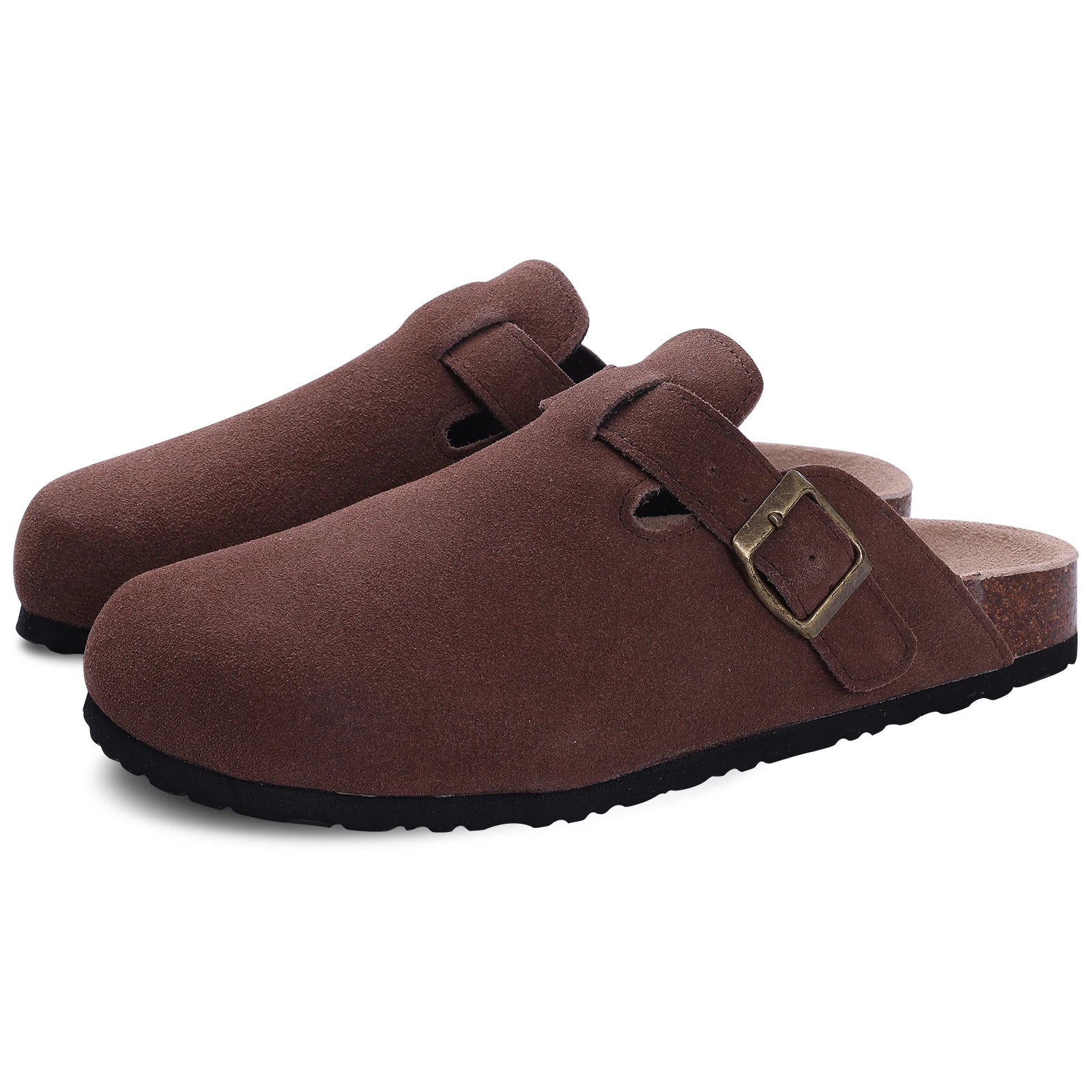 en Clogs Cork Insole Sandals With Arch Support Outdoor Beach Slides Home Shoes