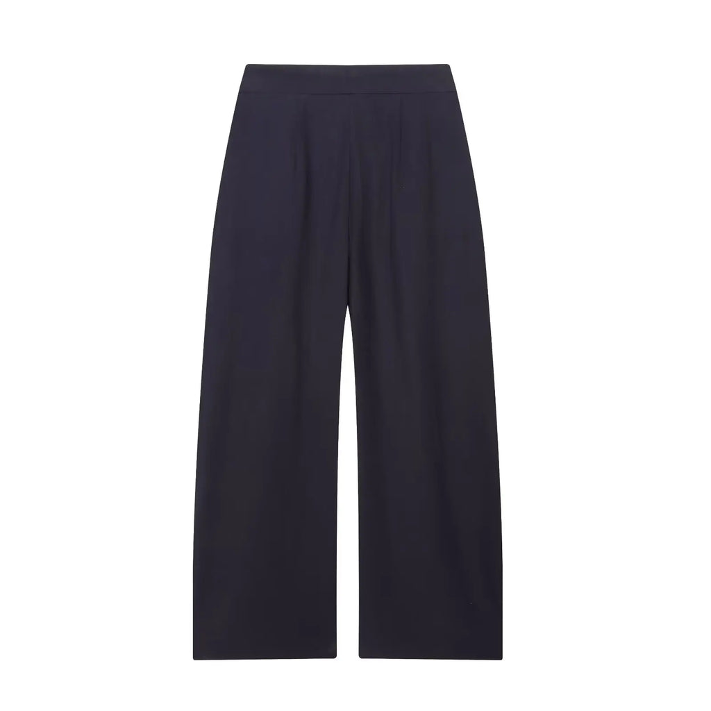 Women's Long Pants 2025 Autumn New Arrivals Military Green Pleated Loose Wide-Leg Pants Casual Fashion Stylish and Versatile