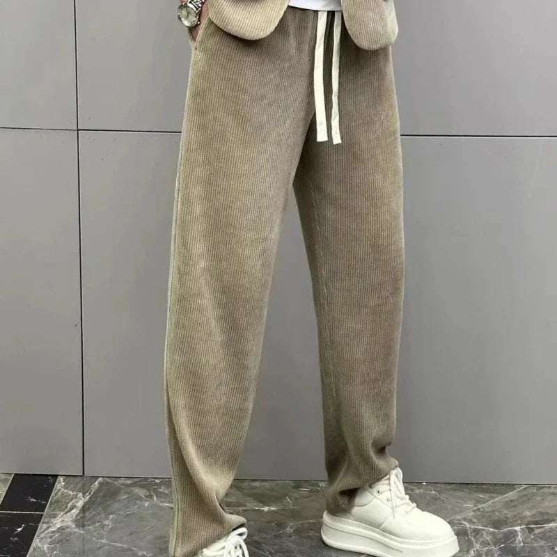 2 Piece Outfit Set Man Casual High Quality 2025 Double Breasted Full Suit for Men Gentleman Luxury Ceremony Pants Fashion Blazer