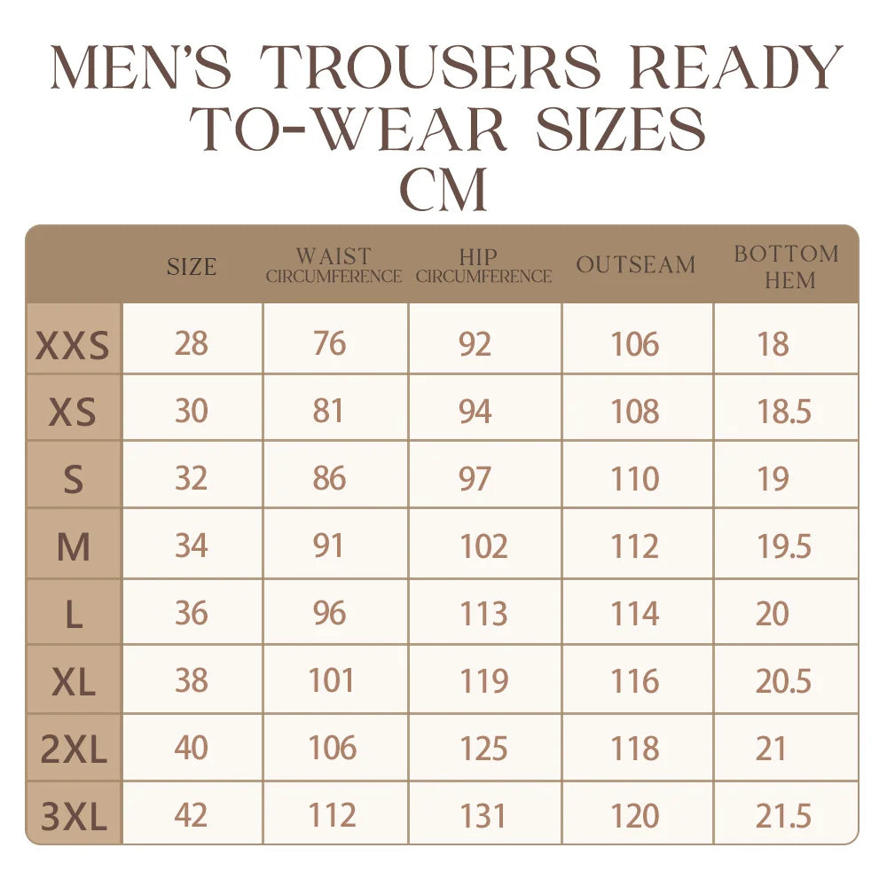 Casual Pants Men's Solid Color Linen Straight-Leg Trouser for Man Trousers Business Lightweight Work Tailoring Classic Clothing