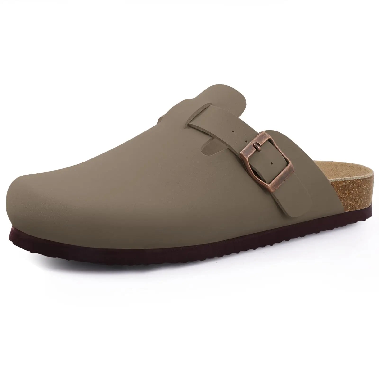 en Clogs Cork Insole Sandals With Arch Support Outdoor Beach Slides Home Shoes